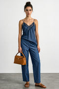 Pantalone chambray