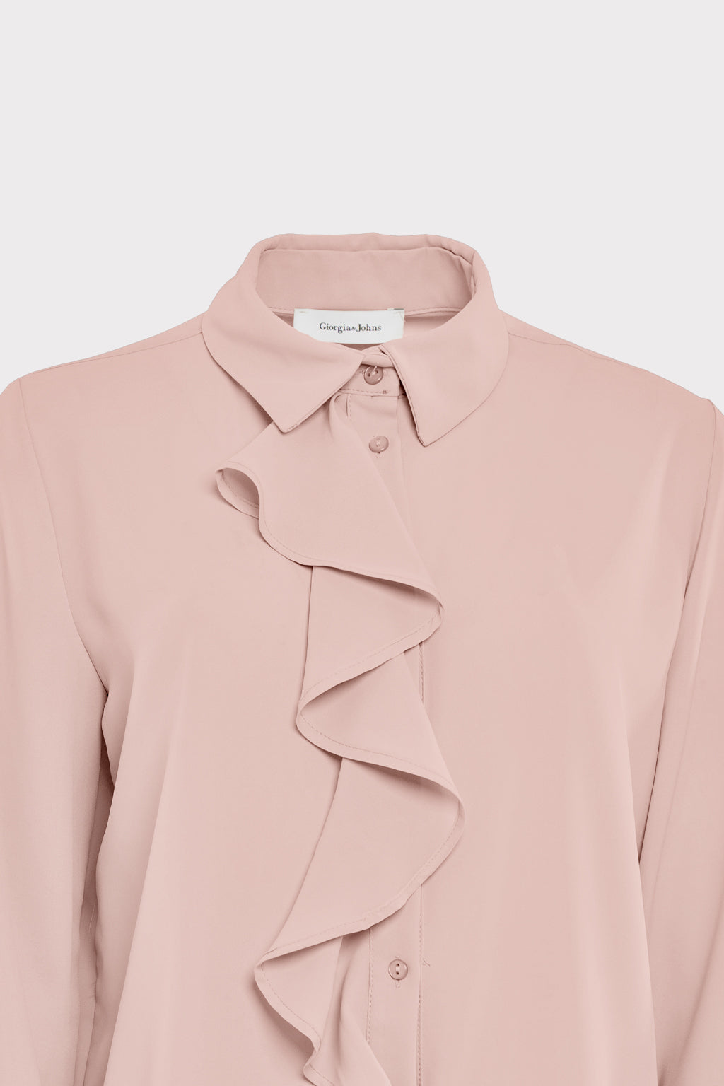 Camicia con rouches