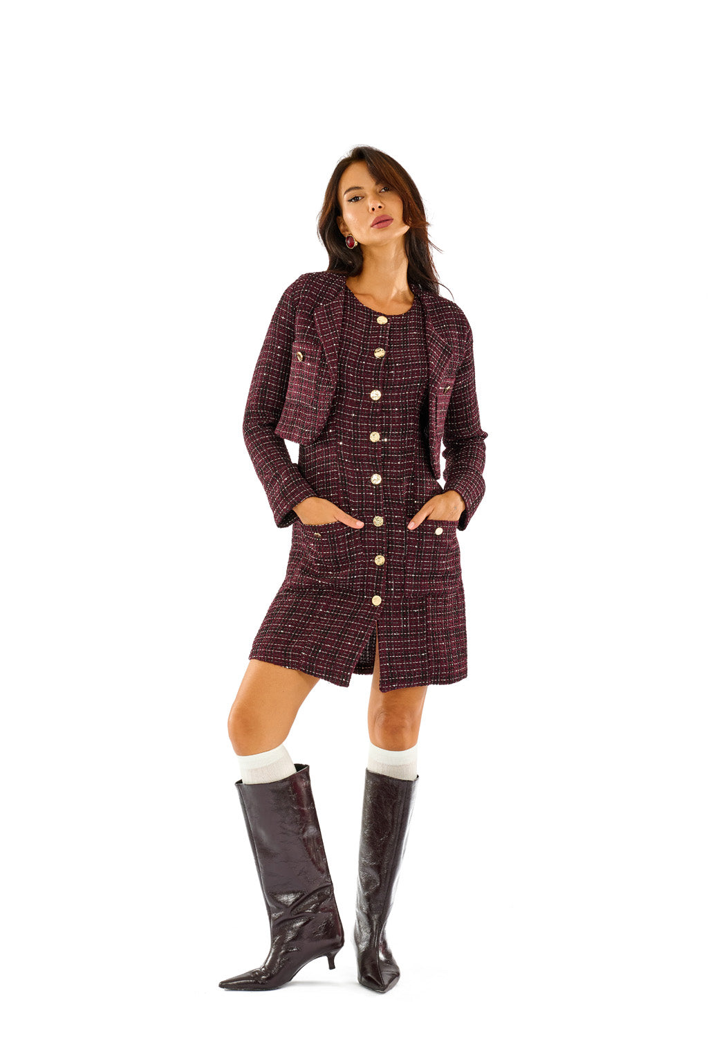 Giacca in tweed