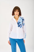 Camicia fiore acquerello