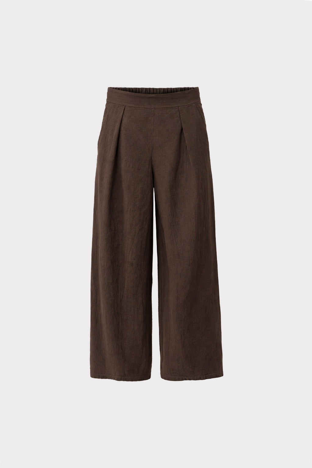 Pantalone cotone fiammato