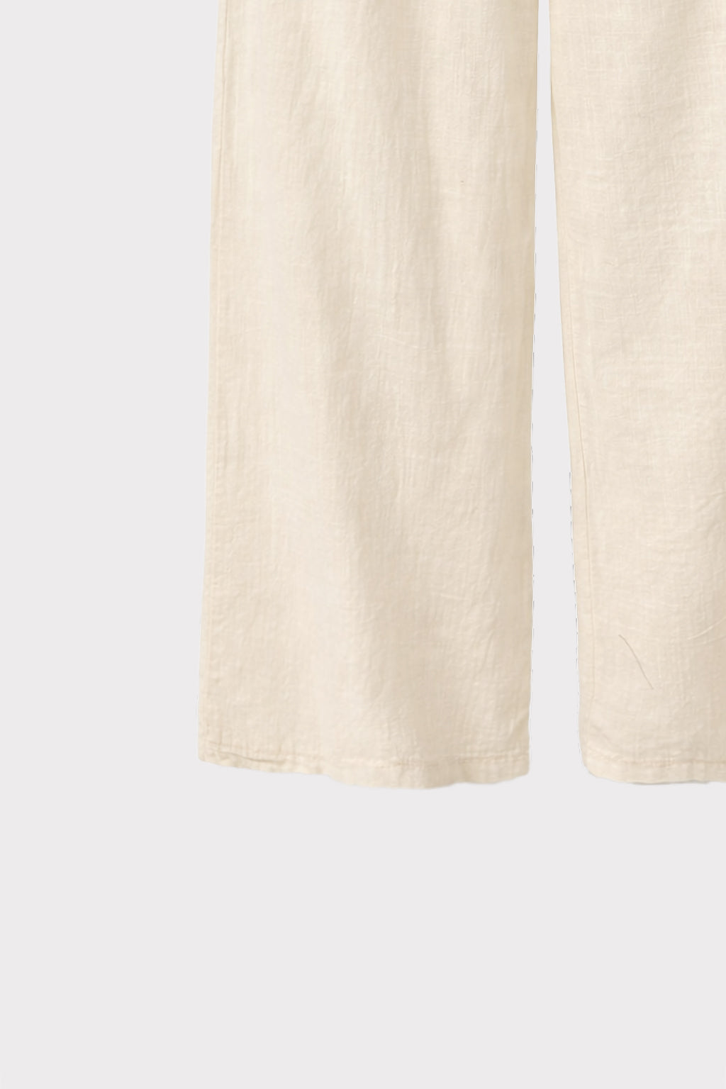 Pantalone cotone fiammato