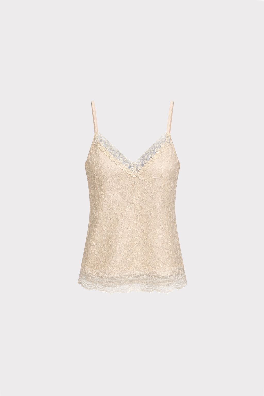 Top tulle in pizzo