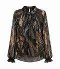 Blusa stampa astratta