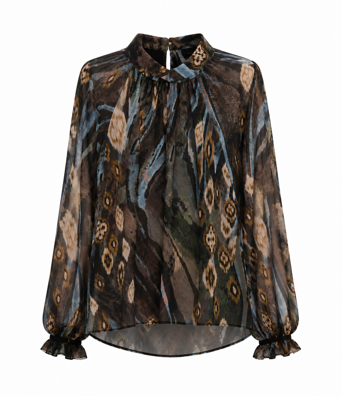 Blusa stampa astratta