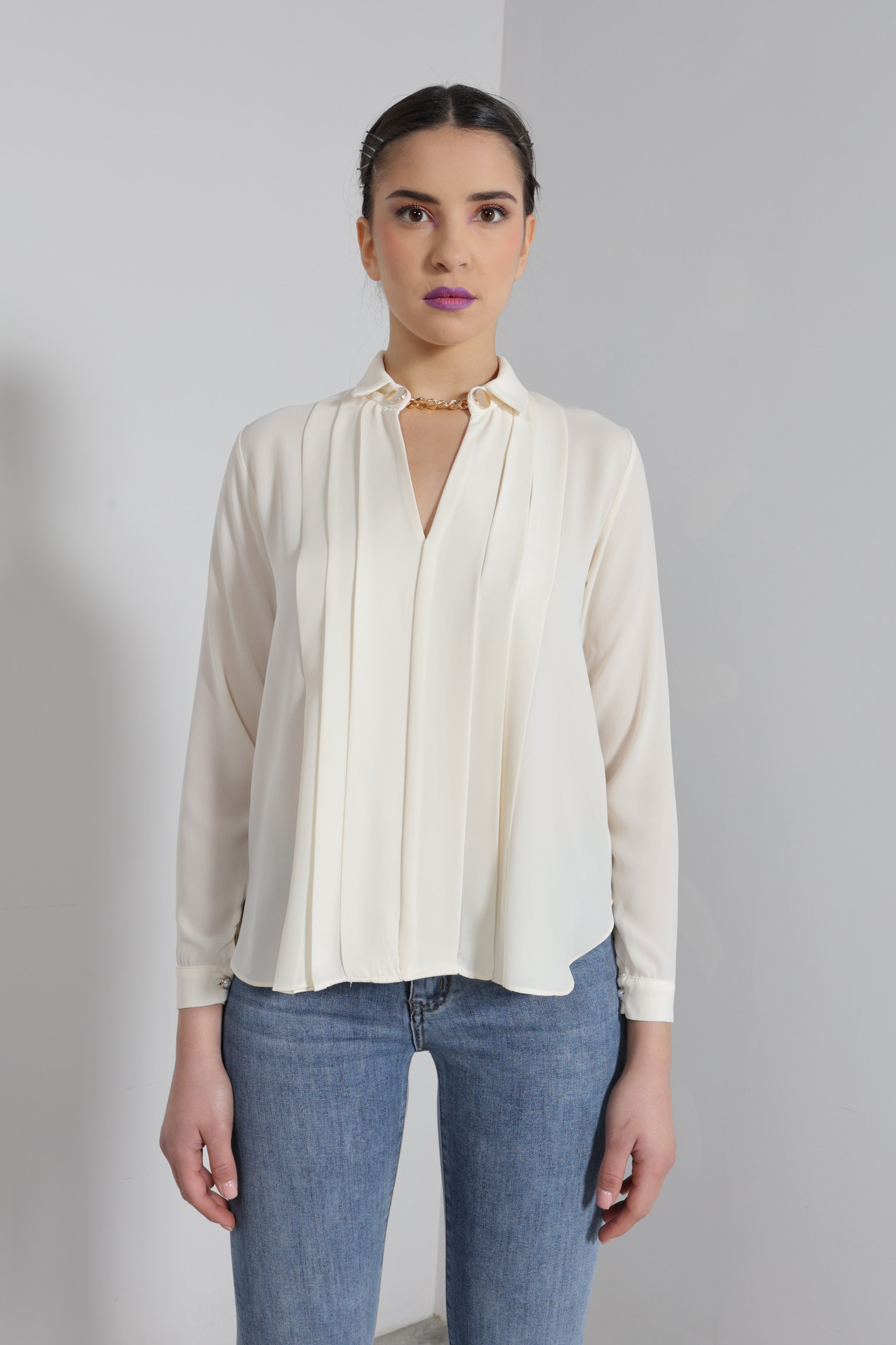 Blusa piegoni