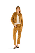 Pantaloni effetto suede