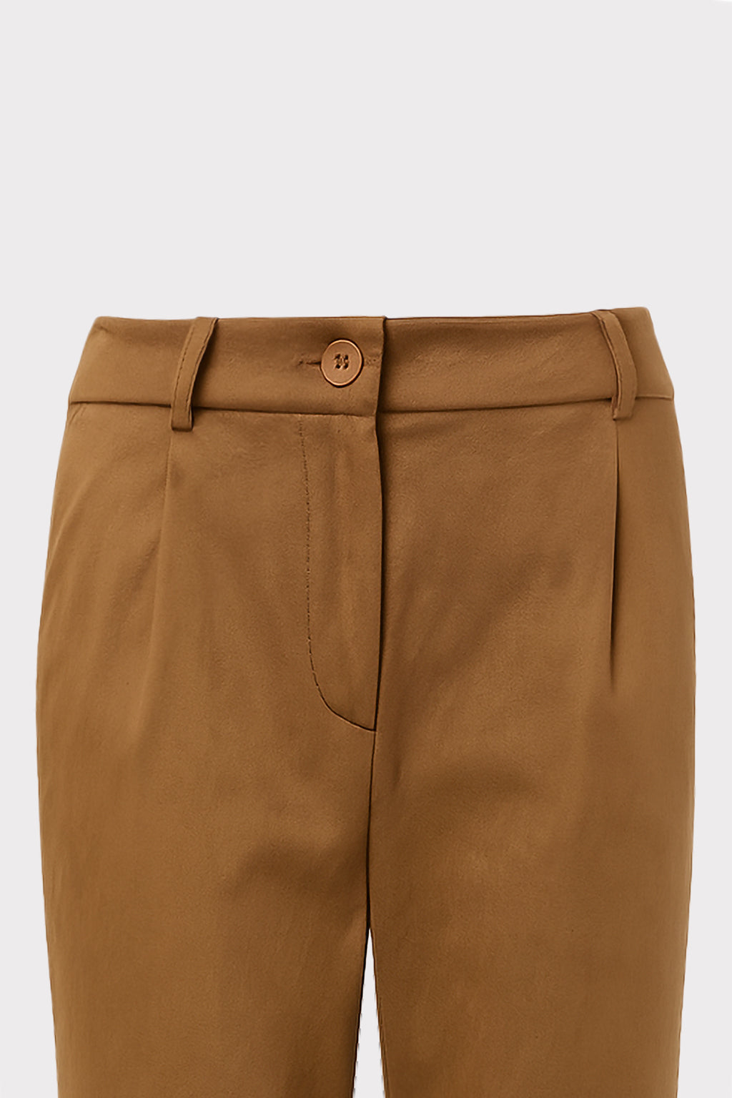 Pantaloni effetto suede