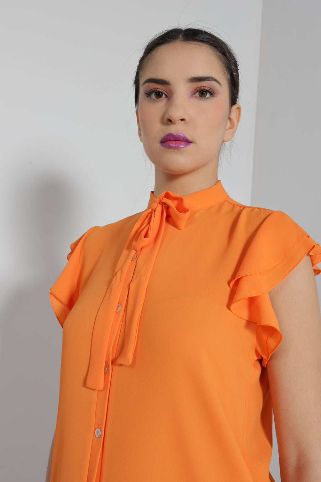 Blusa manica volant