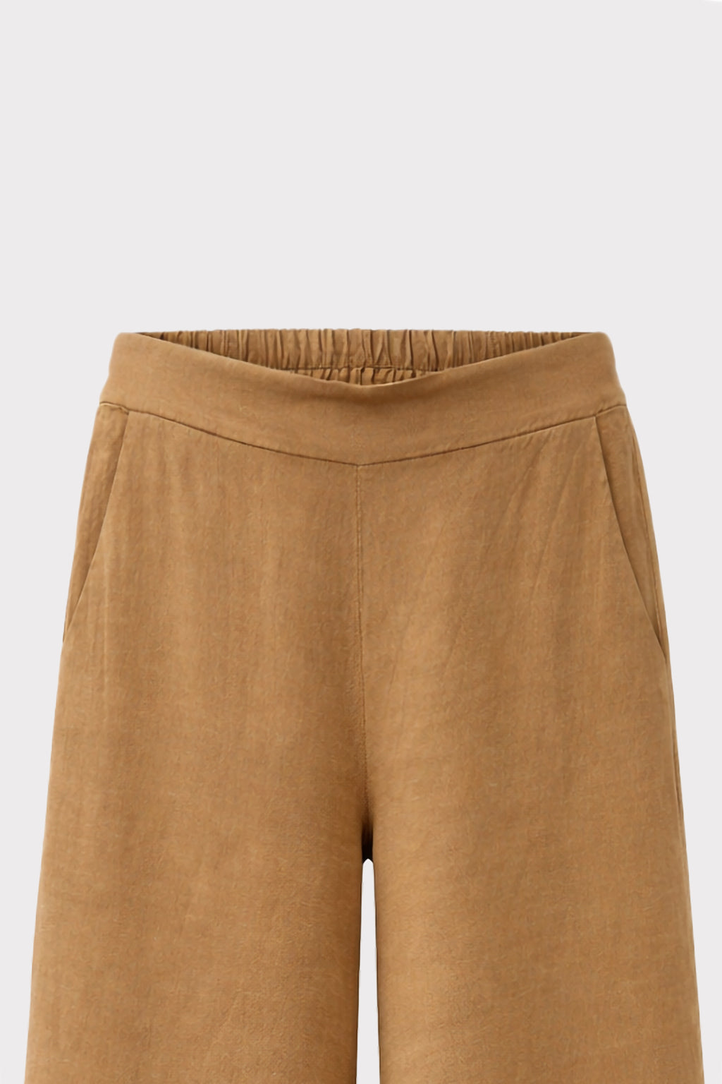Pantalone ampio lino viscosa