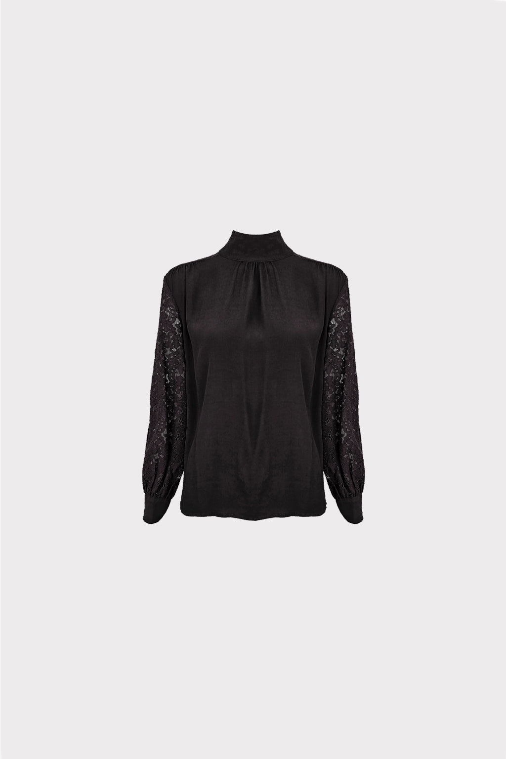 Blusa maniche pizzo