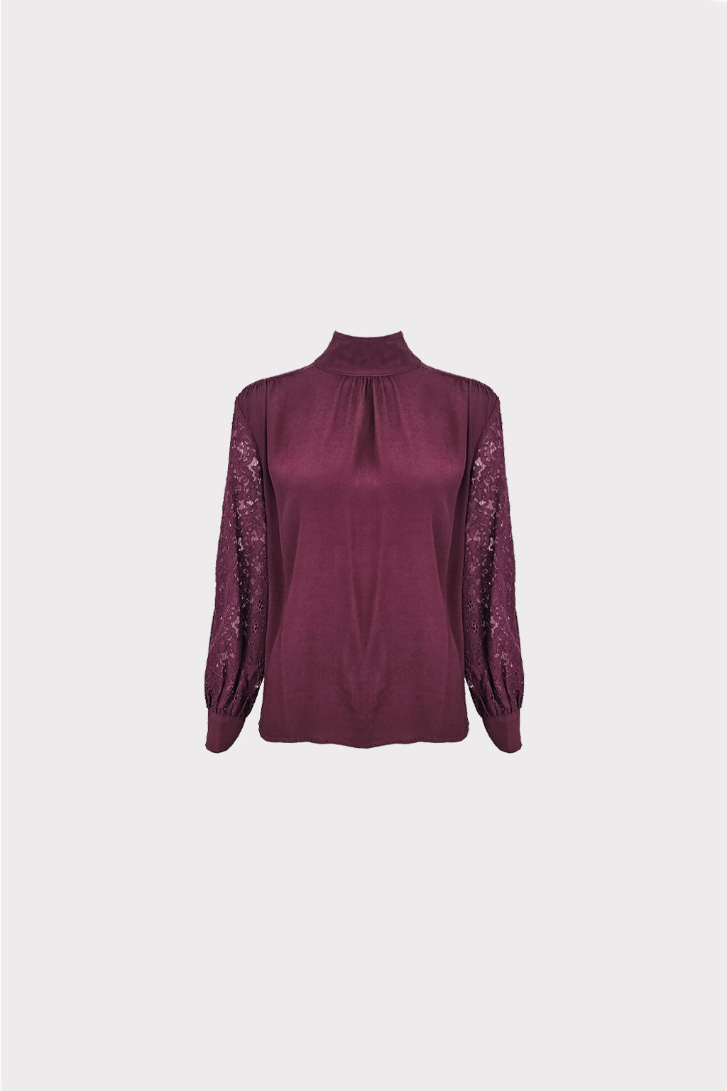 Blusa maniche pizzo