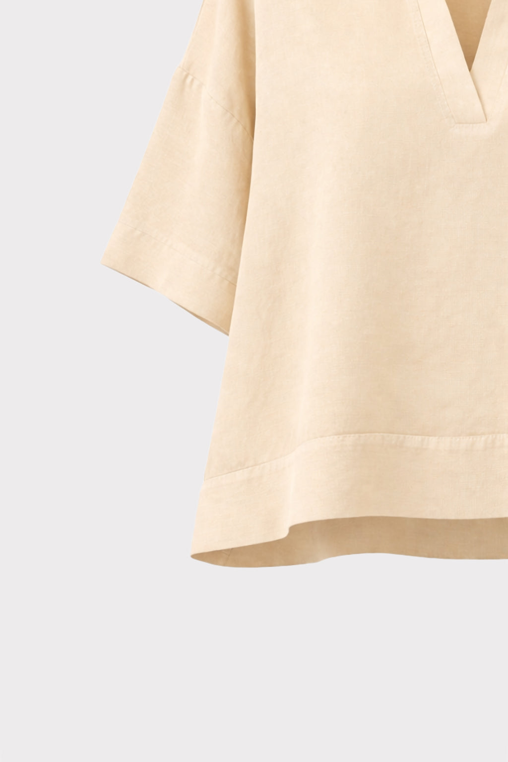 Blusa in lino viscosa