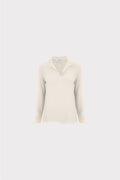 Camicia collo e polsi satin