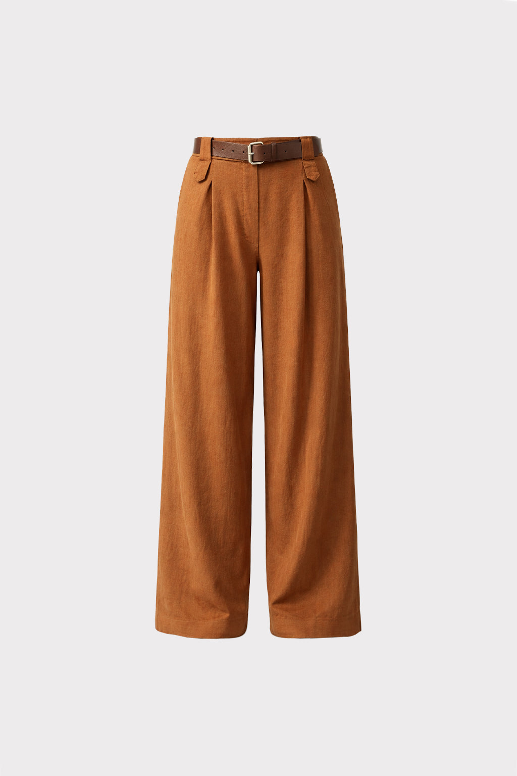 Pantalone ampio in lino