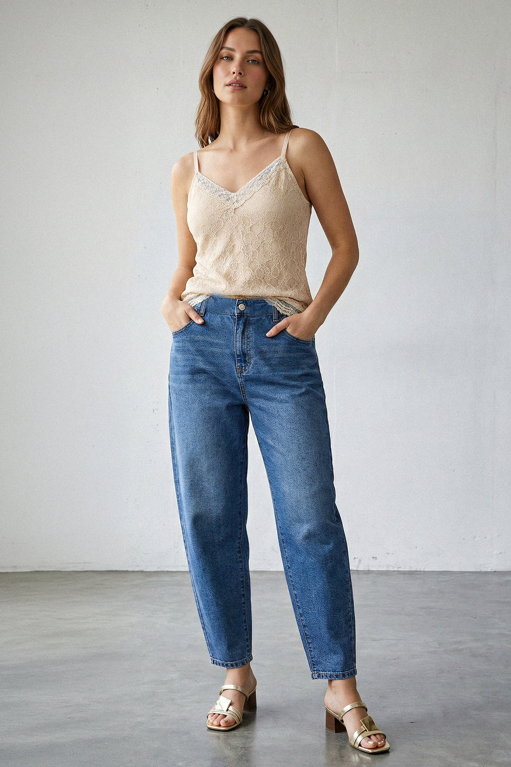 Jeans boyfriend effetto used
