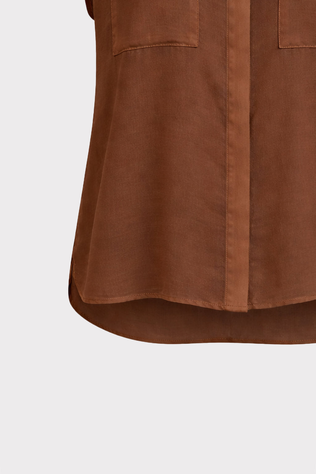 Camicia in crepe con taschini