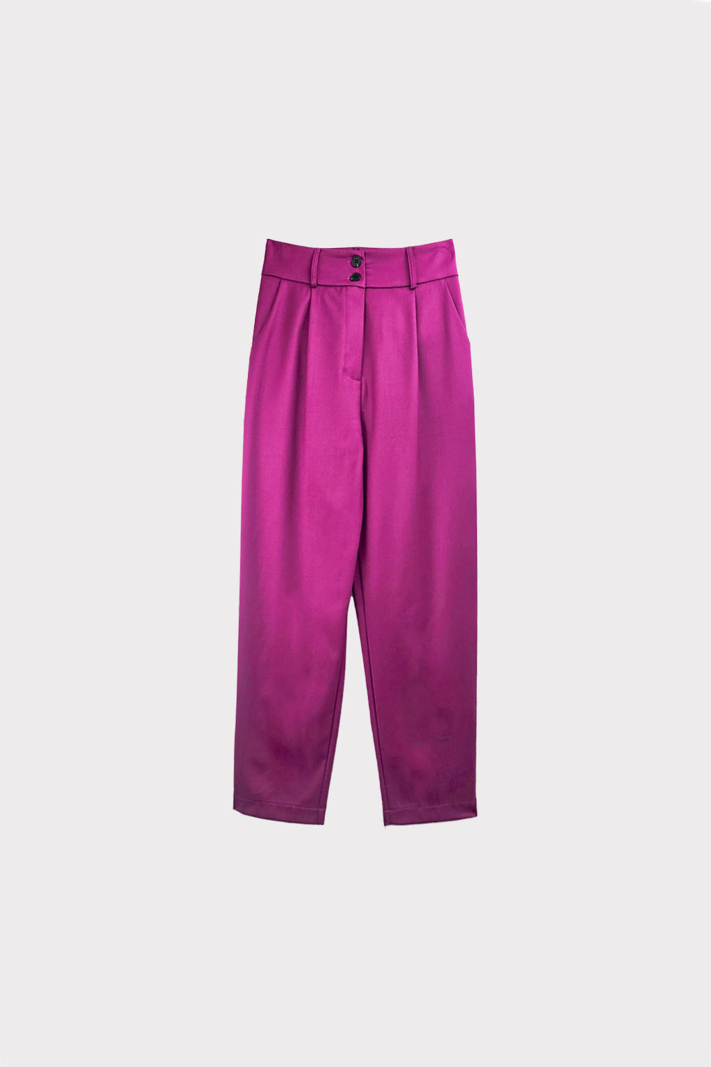 Pantalone pinces vita alta