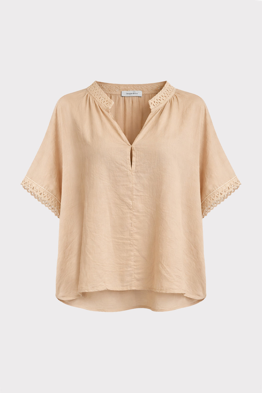Blusa con passamaneria