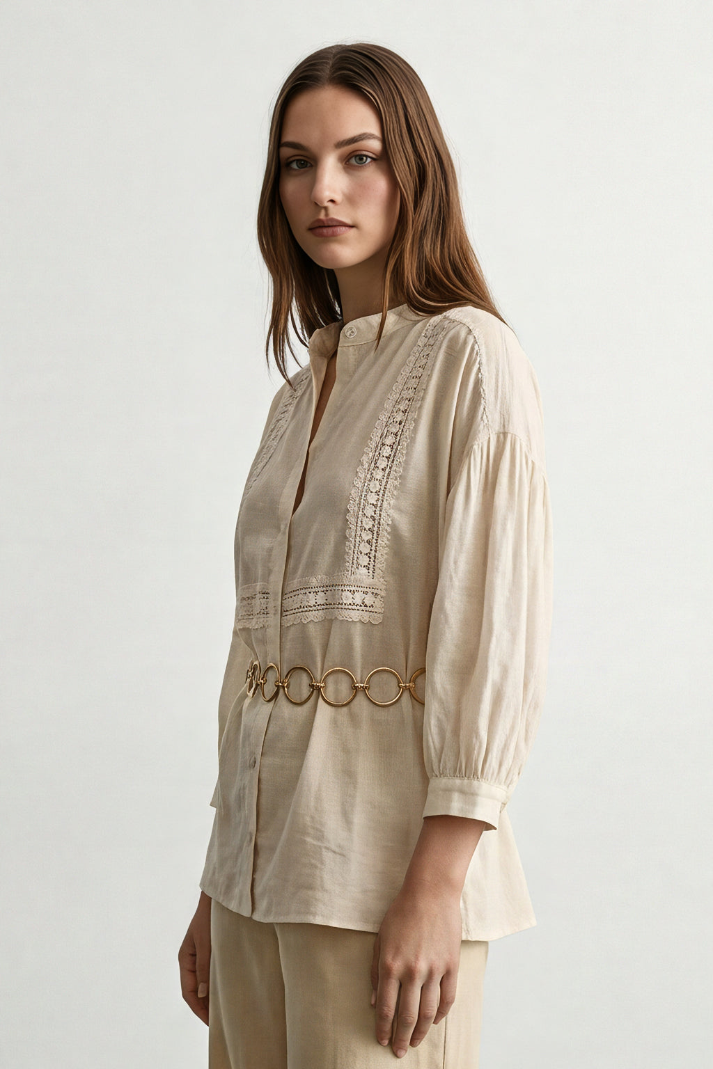 Camicia con passamaneria