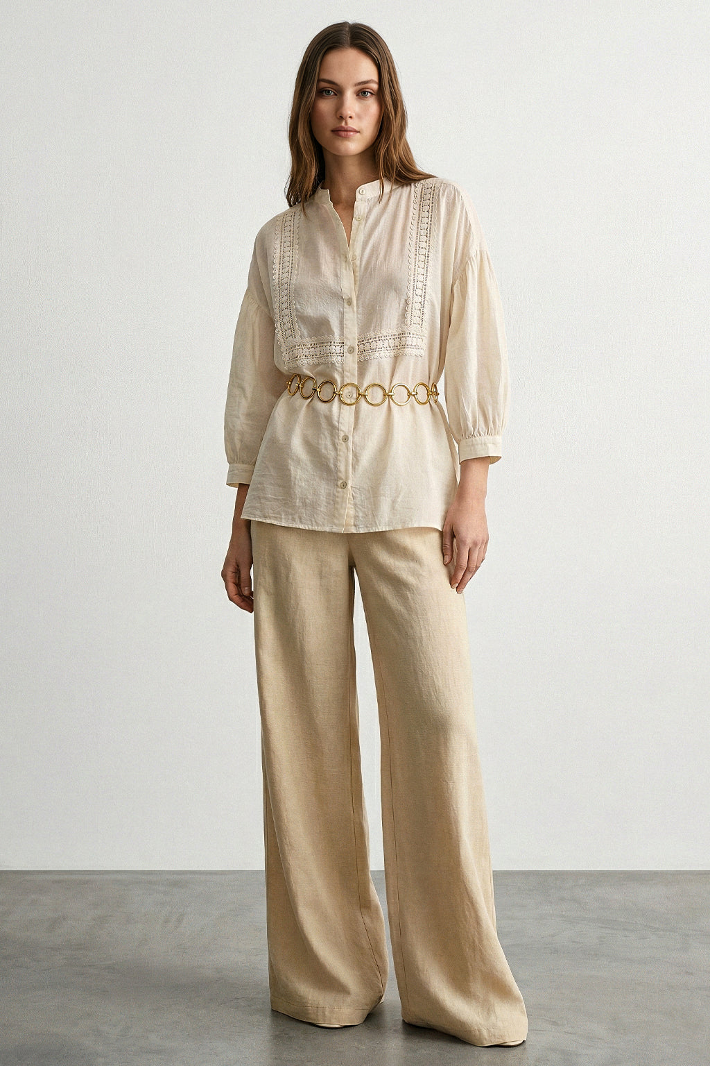 Camicia con passamaneria
