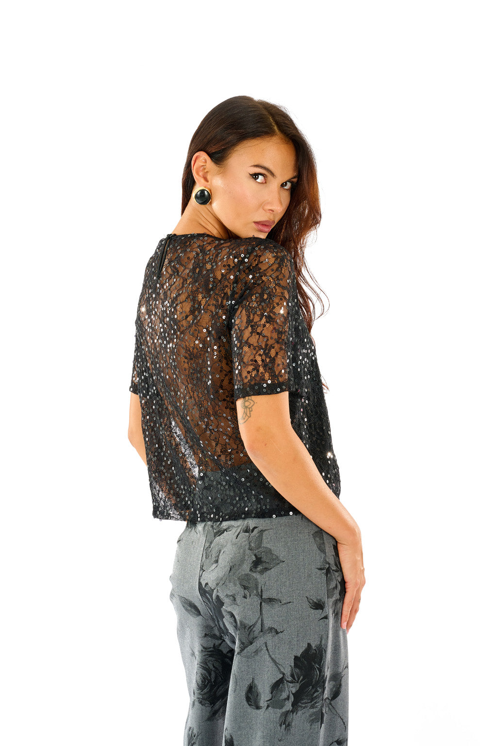 Blusa in pizzo