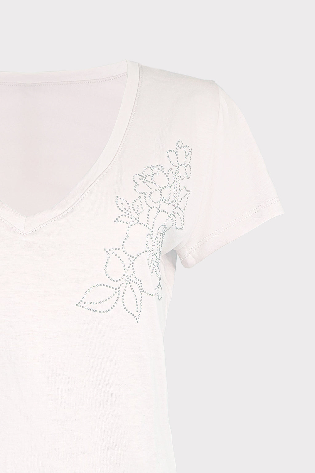 T-shirt rosa strass