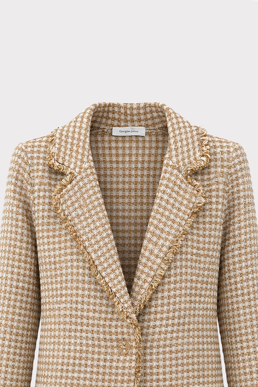 Blazer tweed trama check