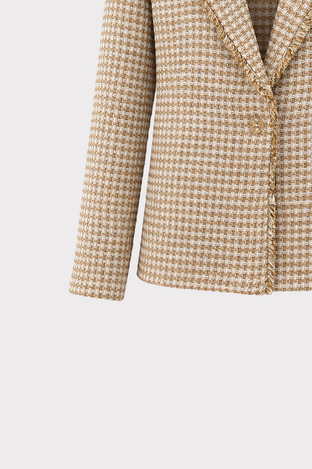 Blazer tweed trama check