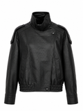 Giacca bomber over in ecopelle