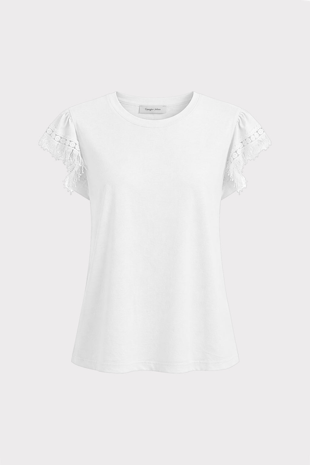 T shirt con passamaneria