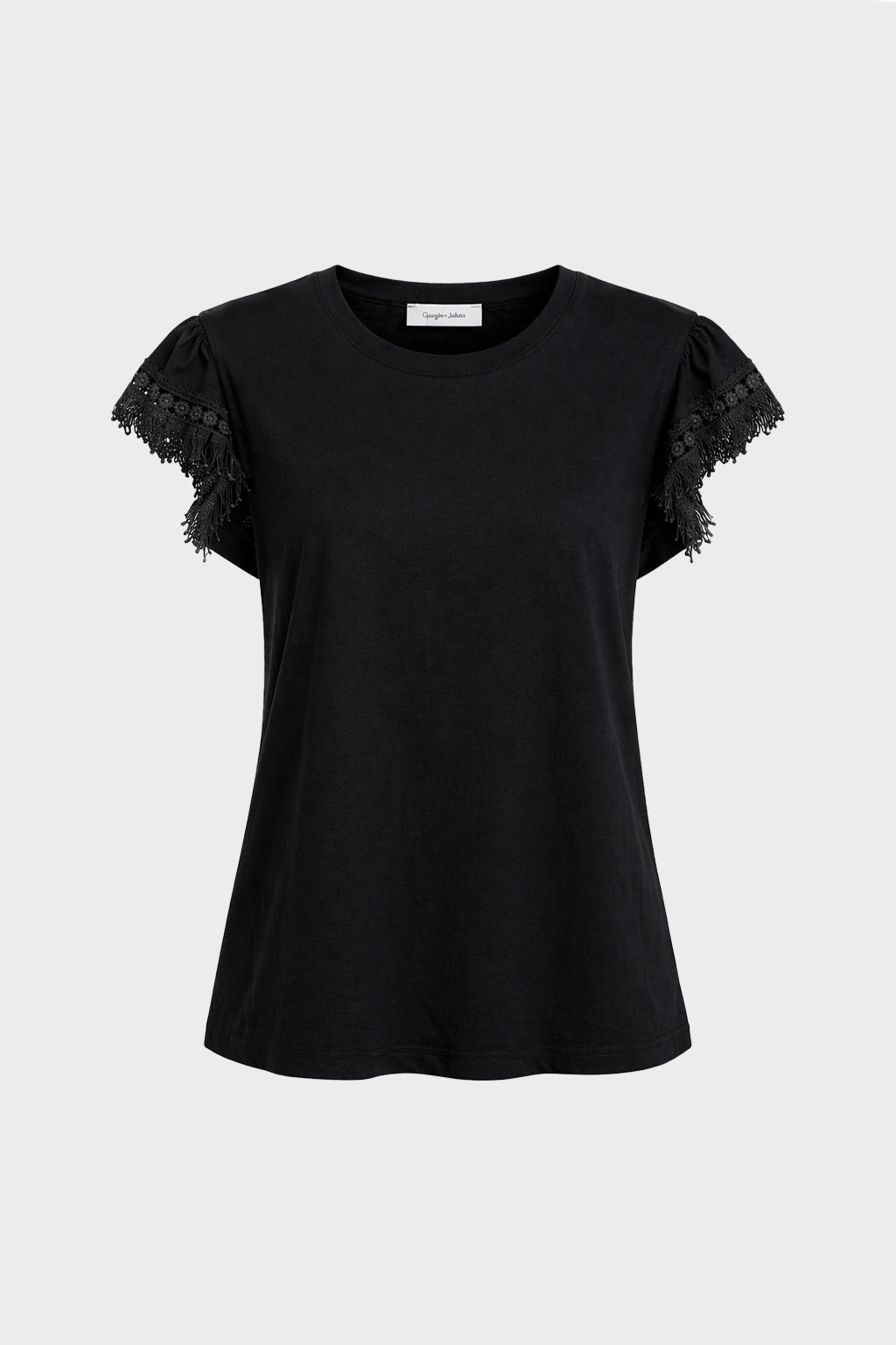 T shirt con passamaneria