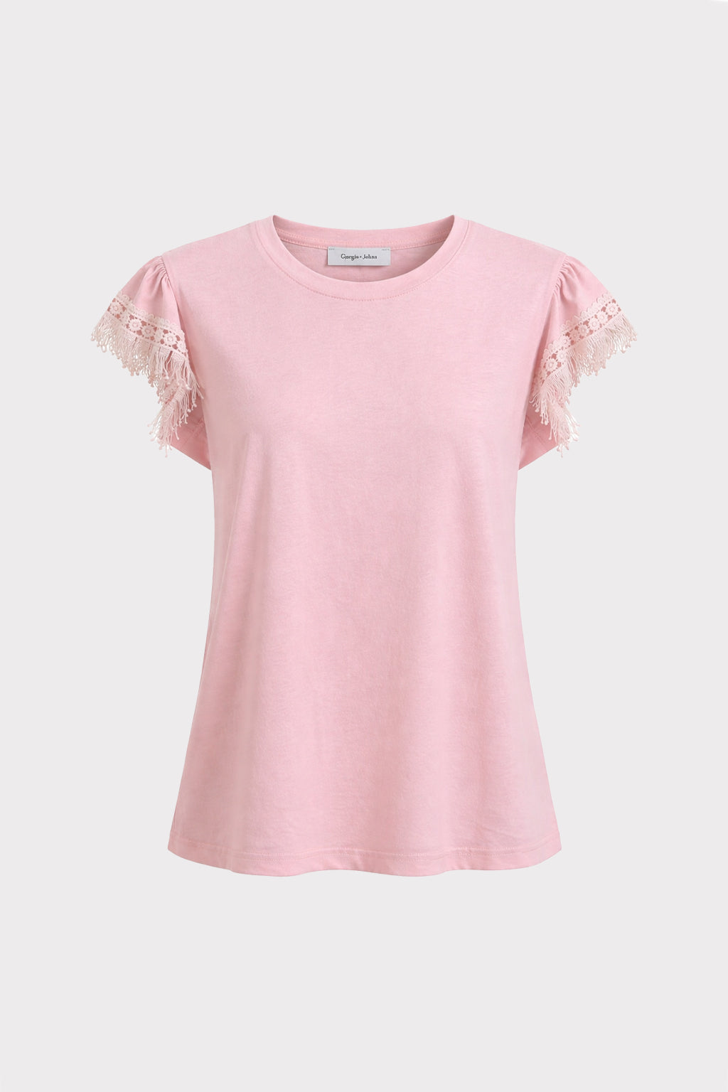 T shirt con passamaneria