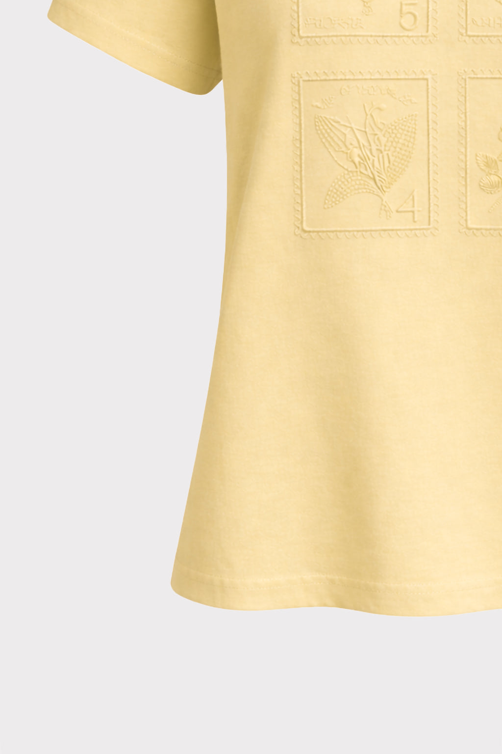 T shirt ricamo geometrico