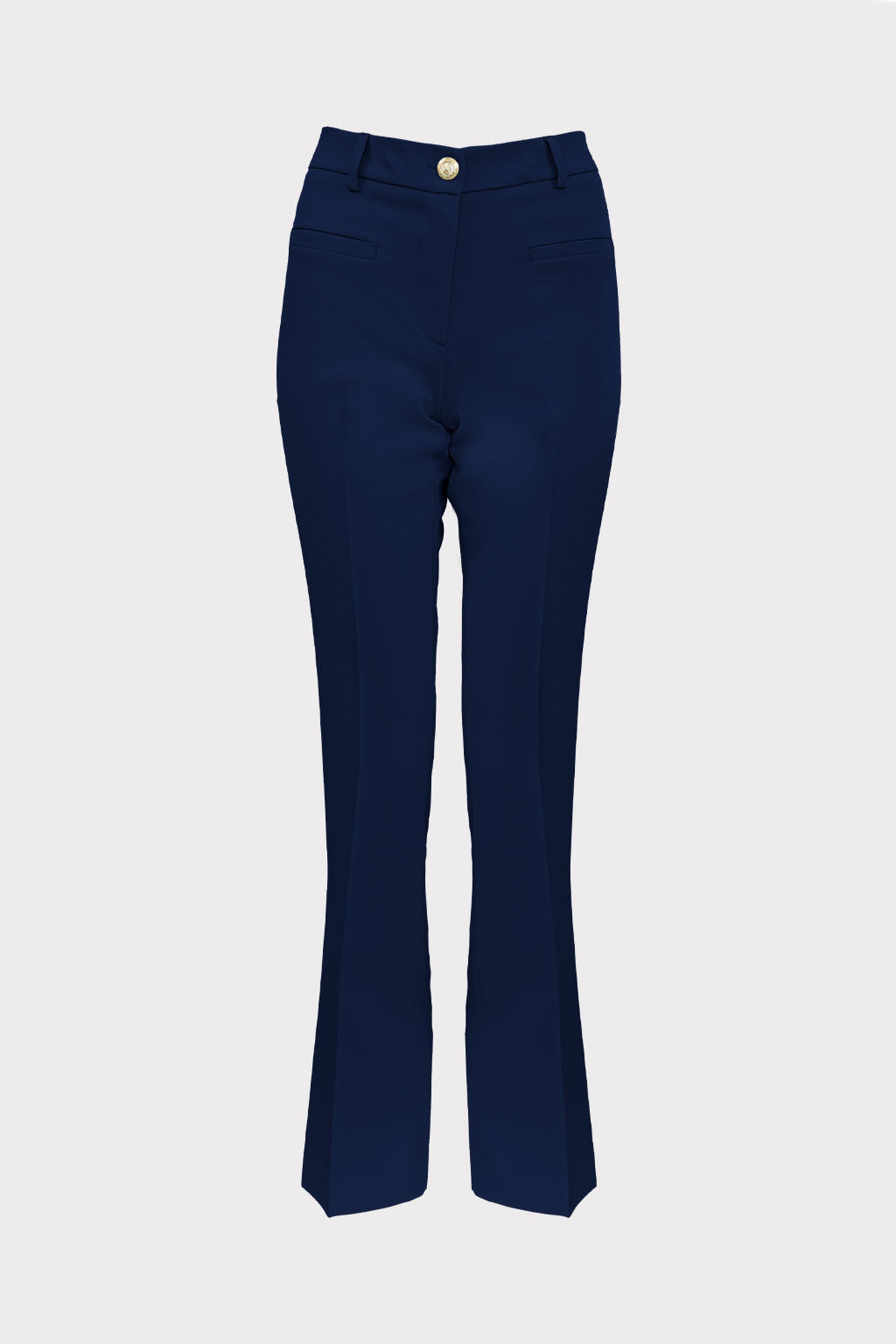 Pantalone a zampa con frisi