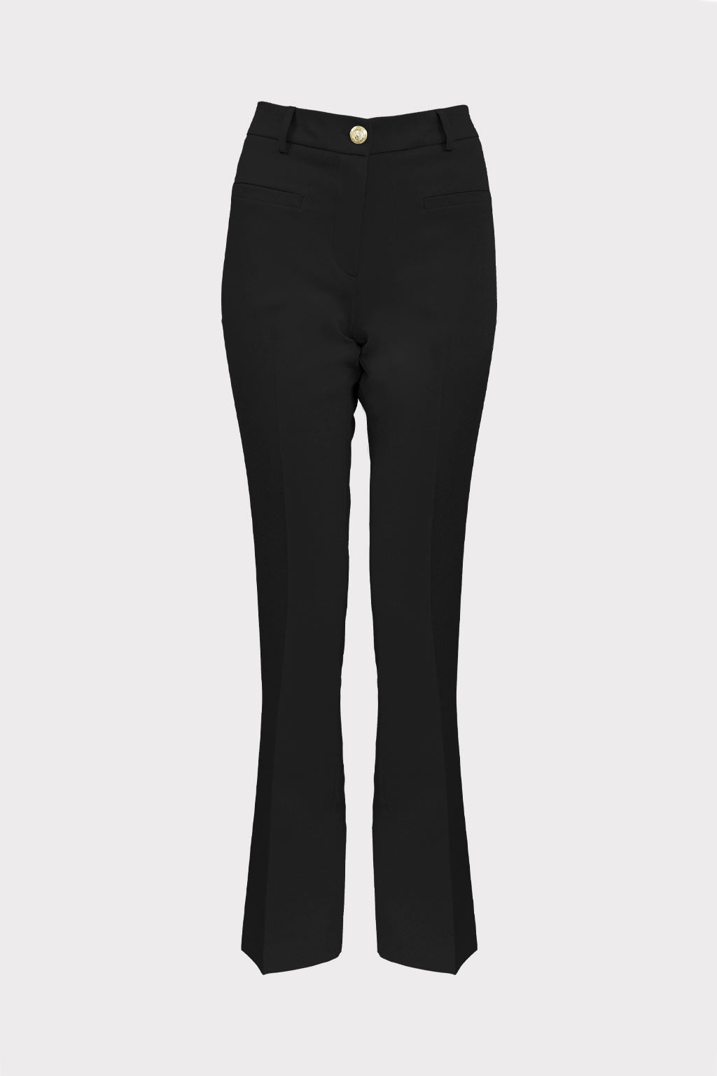 Pantalone a zampa con frisi