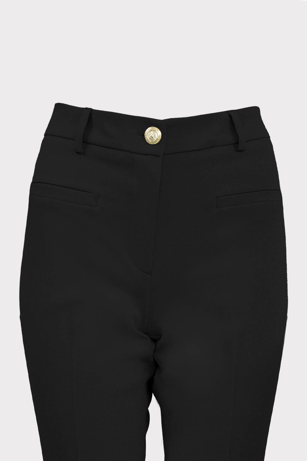 Pantalone a zampa con frisi