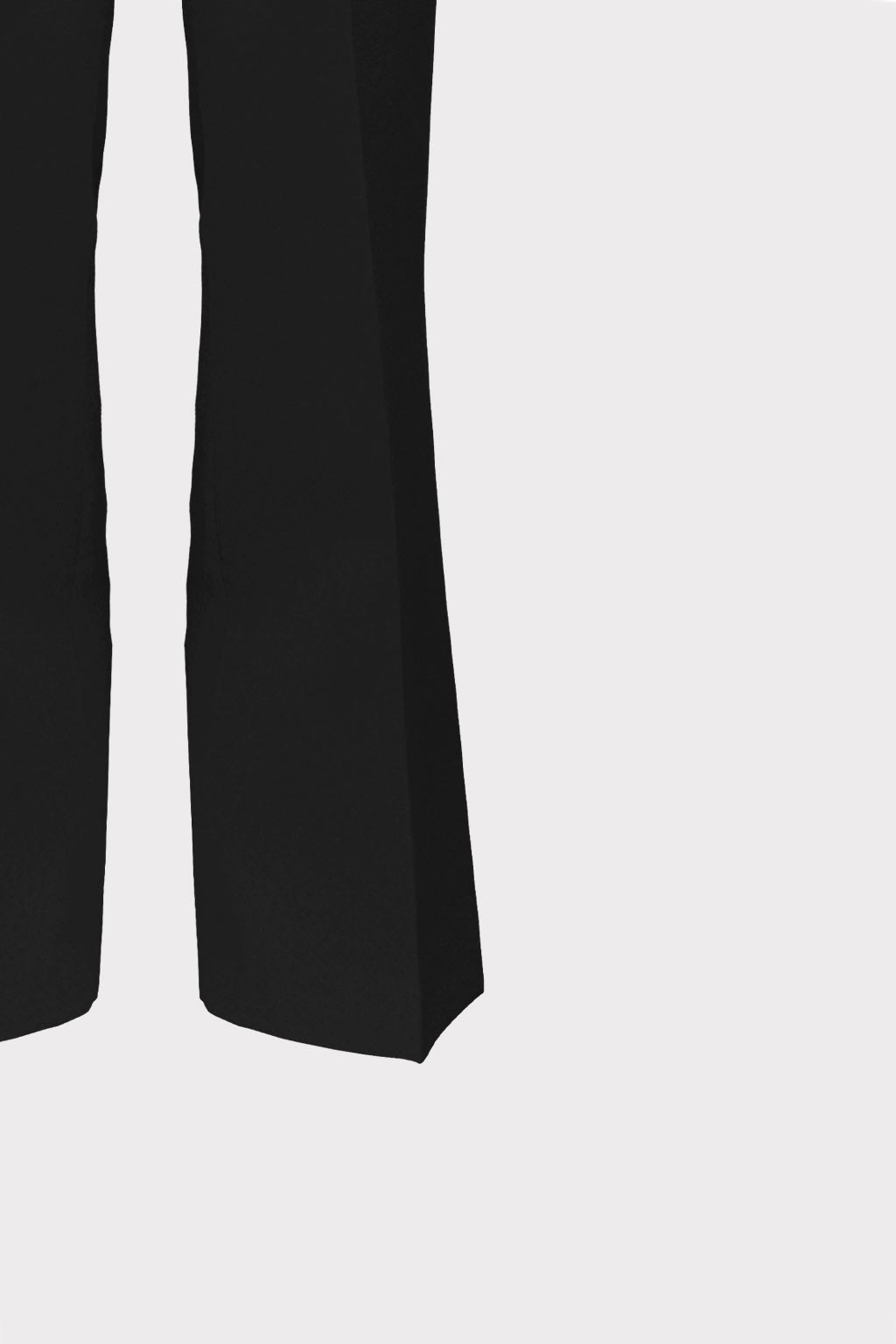 Pantalone a zampa con frisi