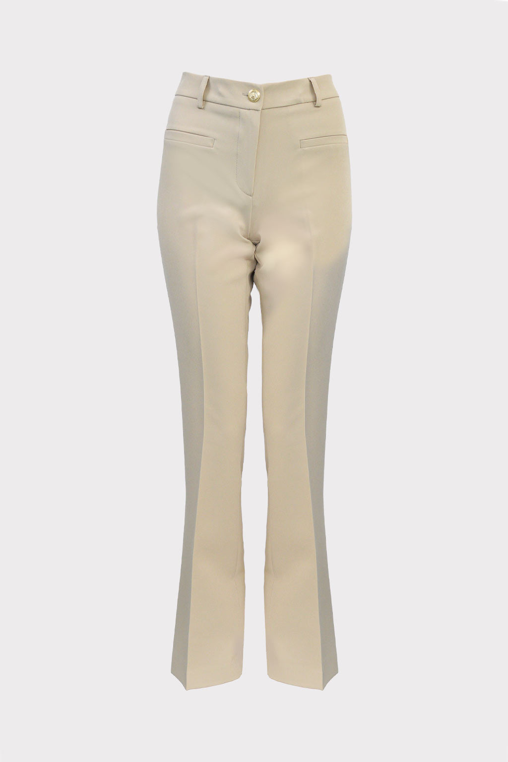 Pantalone a zampa con frisi
