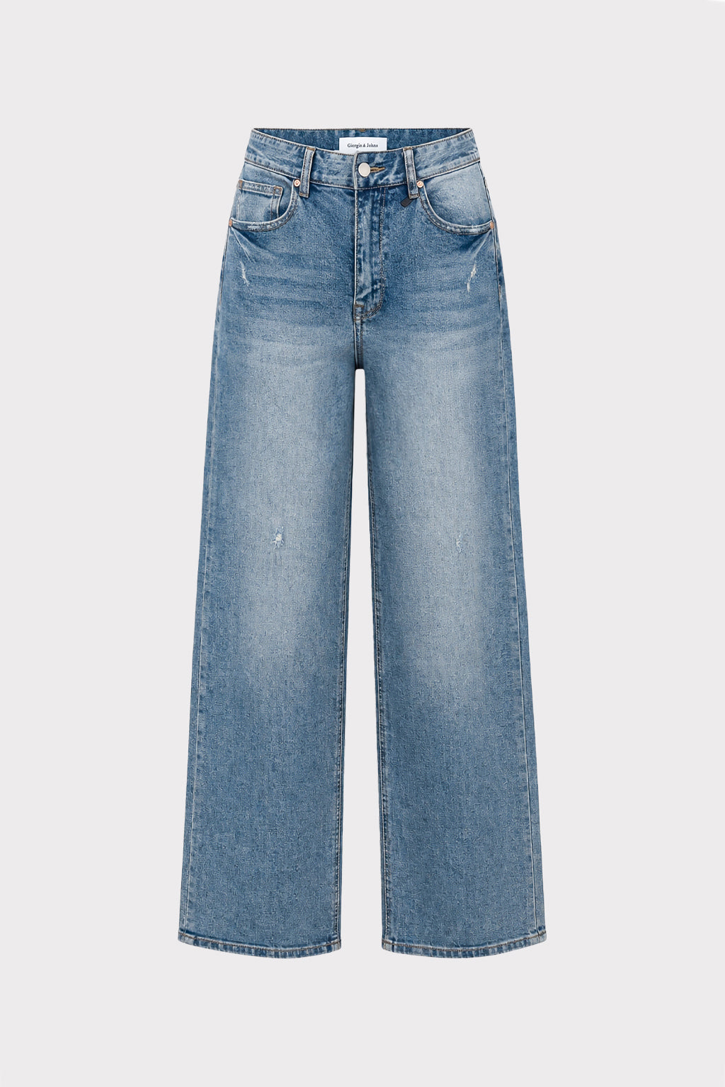 Jeans effetto slavato