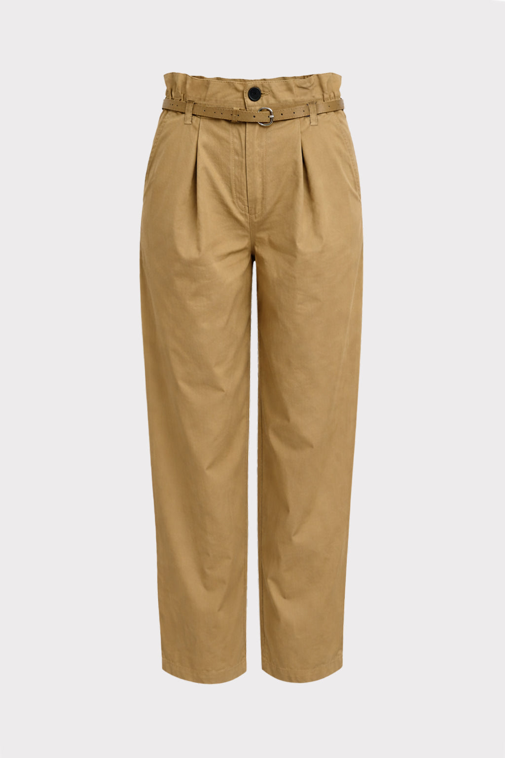 Pantalone wide leg con cintura