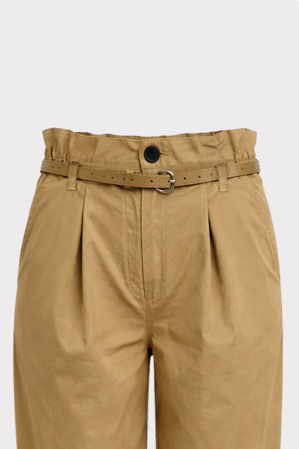 Pantalone wide leg con cintura