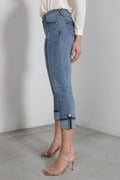 Jeans risvolto e bottoni