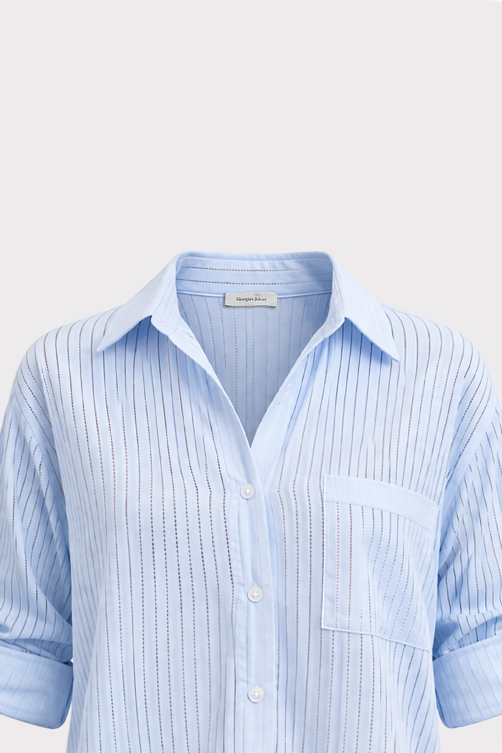 Camicia over righe