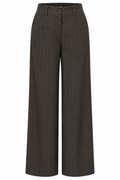 Pantaloni gessati con retro elastico