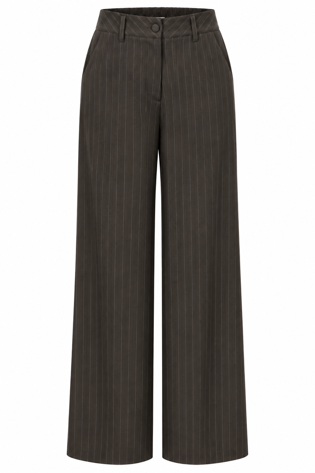 Pantaloni gessati con retro elastico