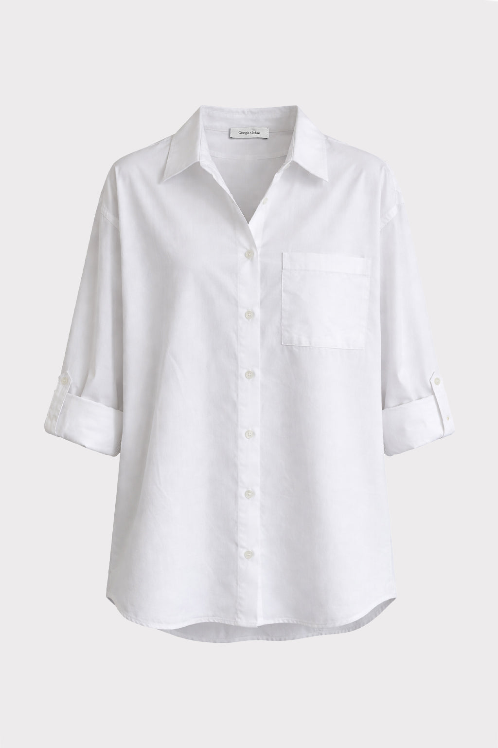 Camicia basic in cotone