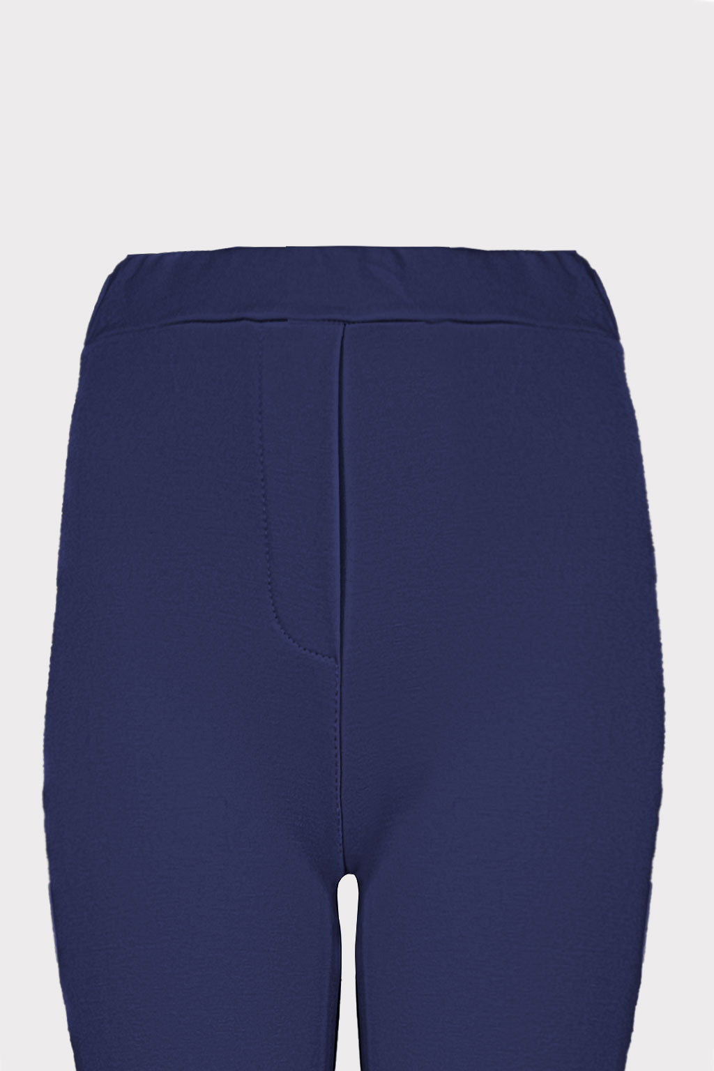 Pantalone zampa con bottoni