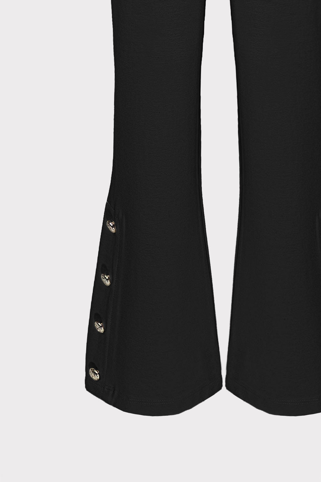 Pantalone zampa con bottoni