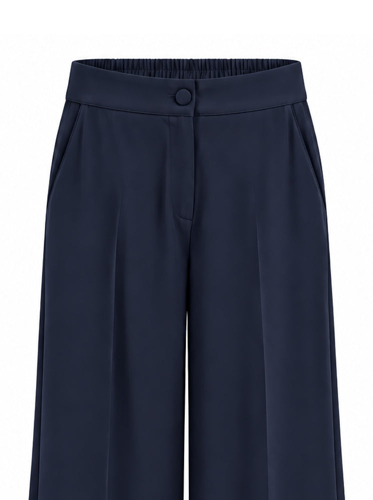 Pantaloni palazzo in cady